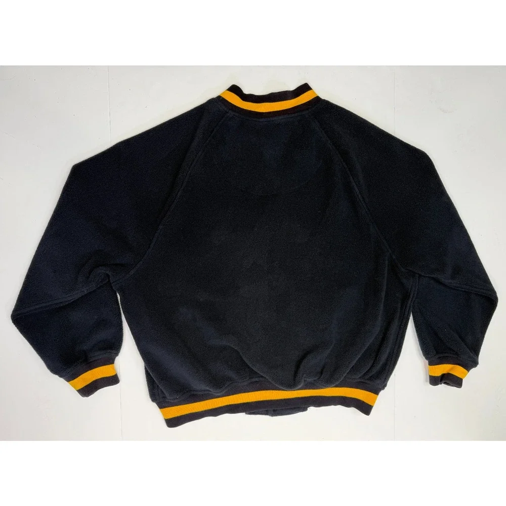 VTG Polo Ralph Lauren Navy Blue Varsity Fleece Jacket Size Large